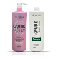 Kit Carbocisteína Carbo System All Nature + Anti Resíduos 1l