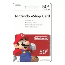 Nintendo Eshop Card 50 Eur | Europe Account