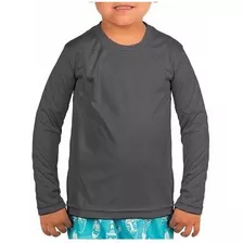 Camisa Infantil Térmica Praia Surf Tecido Proteção Uv Moda