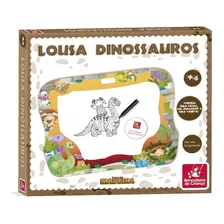 Kit Pintura Brinquedo Infantil Lousa Branca Dinossauro