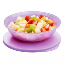 Kit Tupperware Refri Line Quadrado 2,2 Litros E Murano Lilás