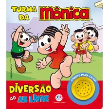 Livro Sonoro Infantil Turma Da Mônica - Diversão Ao Ar Livre