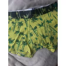 Boxer Xy Algodón Lycra Estampado Elástico Palmeras Art 1324