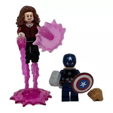 Lego Marvel Avengers Scarlet Witch Capitão América Original