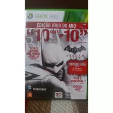 Batman Arkham City Xbox 360 Edição Jogo Do Ano