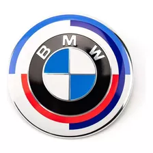 Kit 4 Emblema Central Calota Roda / Bmw M3 M4 Cs 50th / 56mm