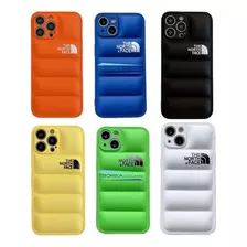 Funda Puffer Case Para iPhone 11 13 14 Promax The North Face