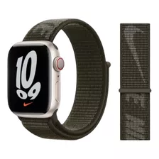 Pulseira P/ Relogio De Nylon E Velcro 42mm/44mm Smartwatch 