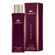 Perfume Lacoste Elixir Pour Femme 90 Ml Eau De Parfum Mujer