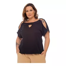 Blusa Plus Size Feminina G2 G3 G4 G5 Lançamento 48 50 52 54p