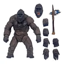 Brinquedo Modelo King Kong Crânio Ilha Gorila Monstro Figu