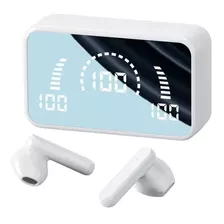 Audífono Bluetooth (con Espejo Y Cargador De Celular)