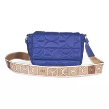 Bolsa Crossbody Cloe Para Mujer Nylon 100% Reciclado Color Azul Marino