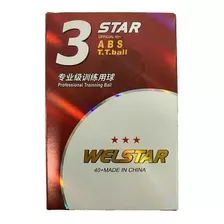Pelotitas Ping Pong 3 Estrellas X6 Welstar