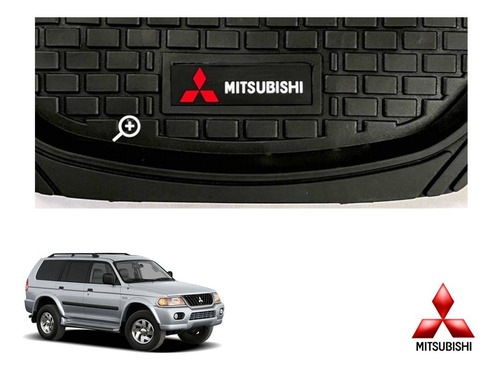 Tapetes Logo Mitsubishi + Cubre Volante Montero Sport 08a11 Foto 7