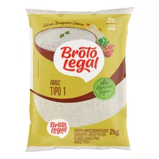 Arroz Branco Tipo 1 Broto Legal Pacote 2kg