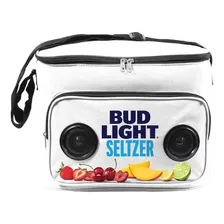 Bud Light Seltzer Soft Cooler Bag Con Parlantes Bluetoo...
