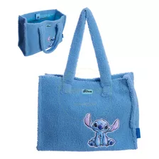 Bolsa De Ombro Bag Shopping Pelúcia Stitch Passeio Disney