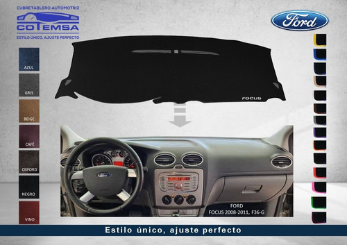 Cubretablero Automotriz Ford Focus 2007 Al 2011 F36-g Foto 5