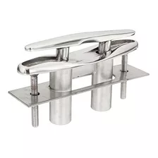 Cunho De Embutir Em Aço Inox Luxo 8 Pol Amarra Cabo Lancha 