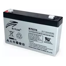 Bateria Recargable 6v 7ah Ritar Rt670