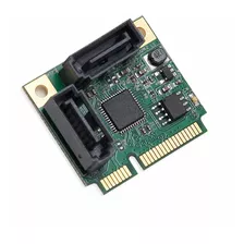 Mini Pcie A Sata Iii 2 Puertos Raid Adaptador Asmedia 1061r