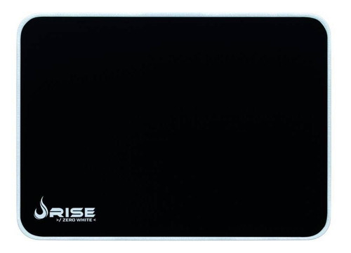 Mouse Pad Gamer Rise Mode Gaming Zero De Fibra E Borracha G 290mm X 420mm X 3mm Preto/branco