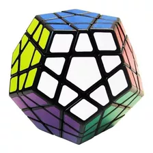 Cubo Mágico Profissional Megaminx Shengshou Black Imperdível Cor Da Estrutura Preto