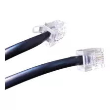 Cabo Extensor Telefônico Com Plug Rj11 C/ 5 Metros