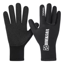 Guantes De Invierno Para Actividades, 3 Mm, Agua Fría, Antid