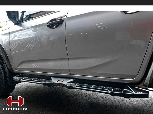 Estribos Hamer Dob Cab  Ford Ranger 2016 2022 Serie Shadow Foto 3