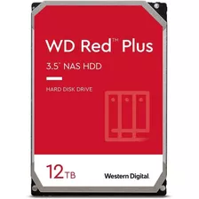 Disco Rígido Interno Western Digital Wd Red Plus Wd120efbx 12tb Vermelho