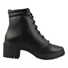 Bota Coturno Kamarine Salto Grosso Preto