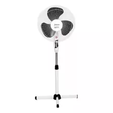 Ventilador De Coluna Pedestal 3 Velocidades Branco/pto 220v