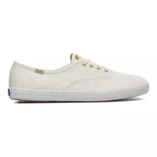 Tenis Para Mujer Keds Blanco Oro Wf66918