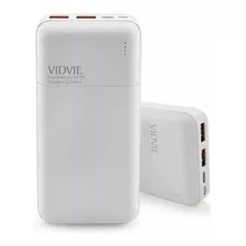 Bateria Externa Vidvie 20000mh 2 Usb De Carga Y Usb C