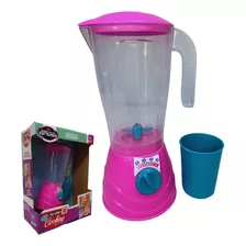 Liquidificador Brinquedo Infantil Cozinha Rosa Com Copinho