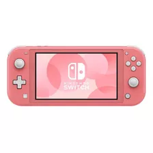Nintendo Switch Lite 32gb Standard Cor Rosa Coral Novo