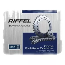 Kit Relação Transmissão Riffel Sundown Web 100 Titanium