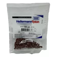 Anilha Cabo 0,3-1,3mm² Mhg1/3 Hellermann Número 1 Marrom