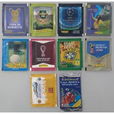 10 Envelopes Figurinhas Copa America 2007, Liga Italiana Etc