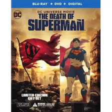 Dc The Death Of Superman Blu-ray + Dvd + Figura Set Original