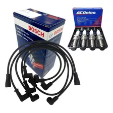 Kit Cables Y Bujias P/ Fiat Duna Uno 147 Spazio Motor Tipo