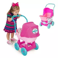 Carrinho De Boneca Luxo Bebê Reborn Passeio Divertido Oferta