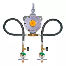Regulador De Gás Jackwall 2kg/h 2 Botijões P13 + Manômetros