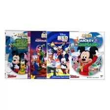 Casa Do Mickey Mouse E Sua Turma - 4 Dvds Box - Envio Já
