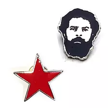 Broches Lula E Estrela Kit 2 Pins De Metal Exclusivos