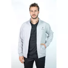 Campera Buzo Hombre Canguro Cierre Capucha Algodon Friza