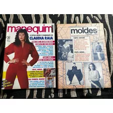 Revista Manequim N 365 Ano 90 Com Moldes Capa Claudia Raia