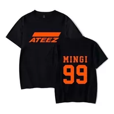 Camisa Camiseta Kpop Ateez Mingi 99 Top Integrante